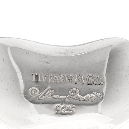 Tiffany Sterling Silver 19mm Elsa Peretti Bean Pendant Necklace 4 of 5