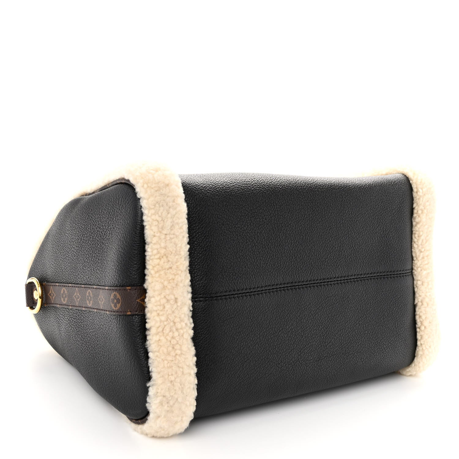 Louis Vuitton Calfskin Monogram Teddy Speedy Bandouliere 30 Black 4 of 9