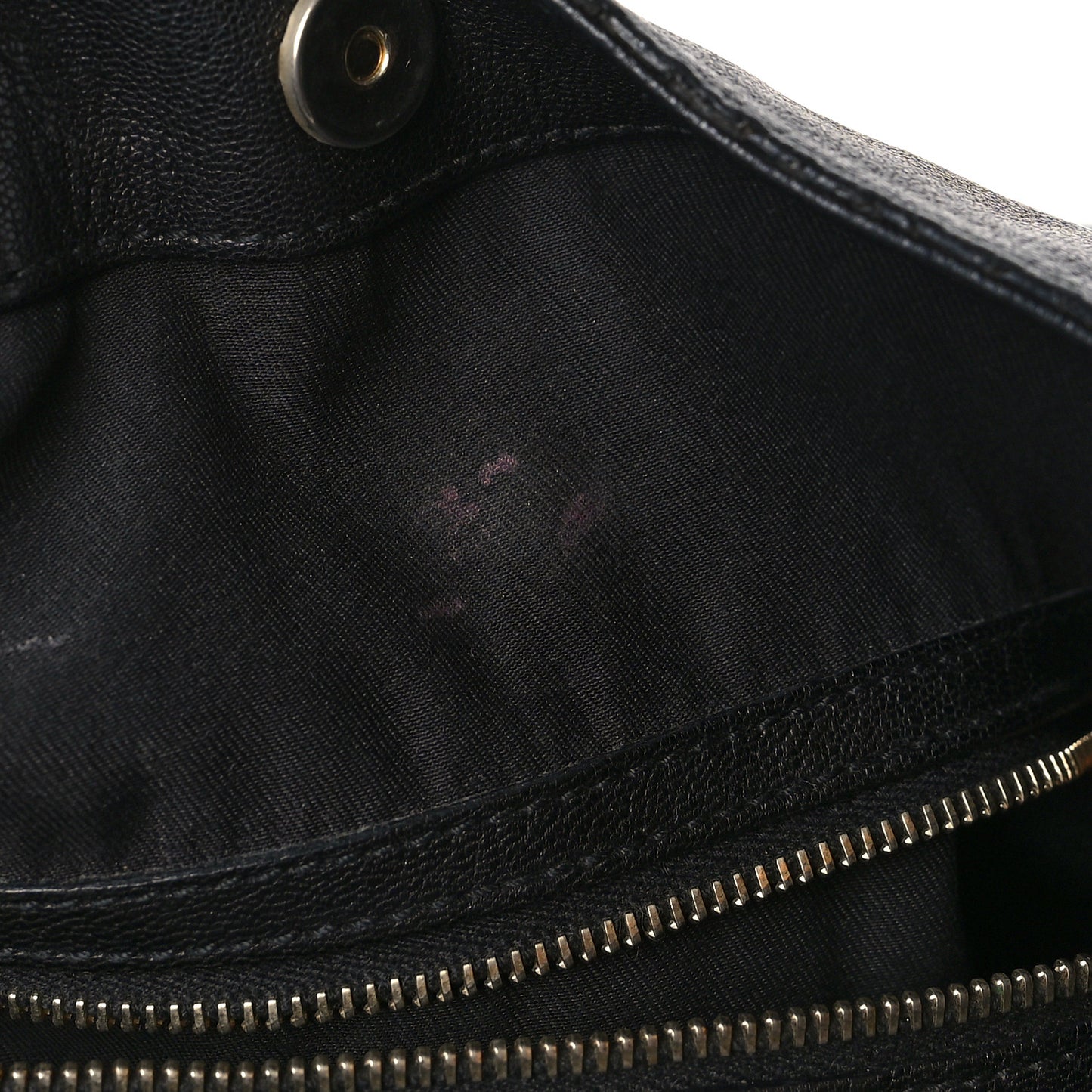 Calfskin Medium Capri Shoulder Bag Black