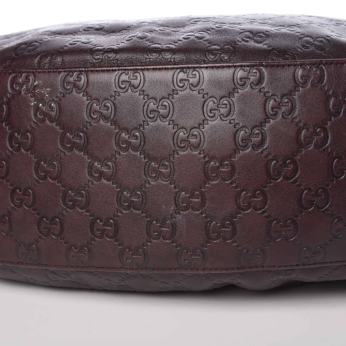 Guccissima Medium Pelham Shoulder Bag Dark Brown