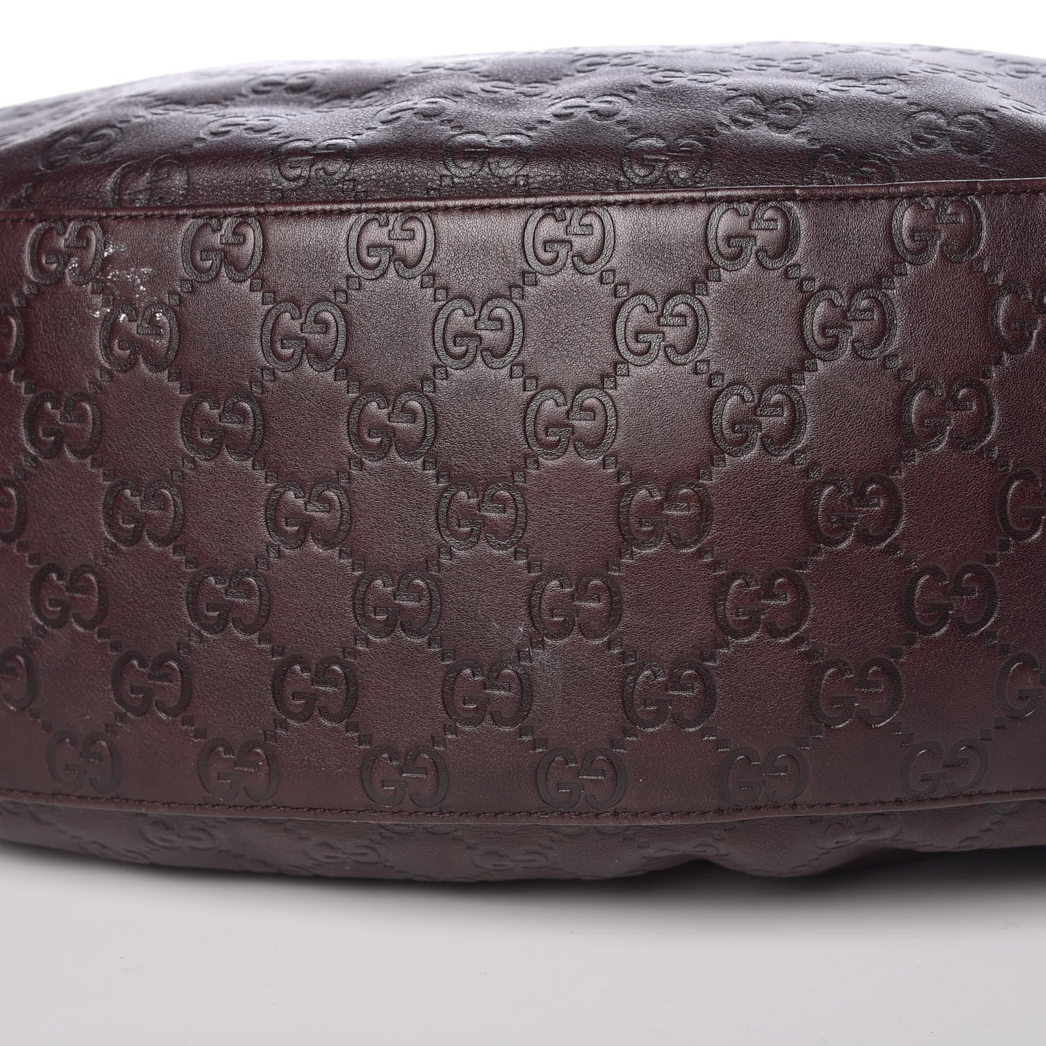 Gucci Guccissima Medium Pelham Shoulder Bag Dark Brown 10 of 12