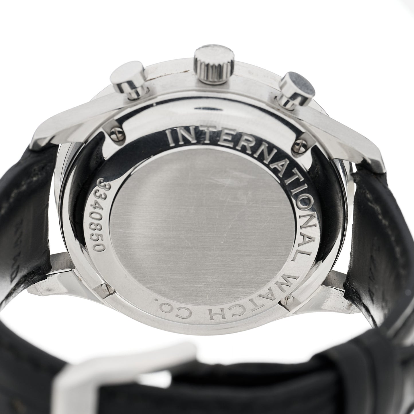 Stainless Steel Alligator 41mm Portugieser Chronograph Automatic Watch IW371401