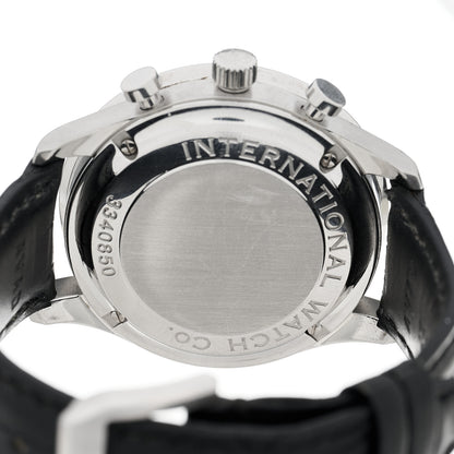 IWC Stainless Steel Alligator 41mm Portugieser Chronograph Automatic Watch IW371401 3 of 4