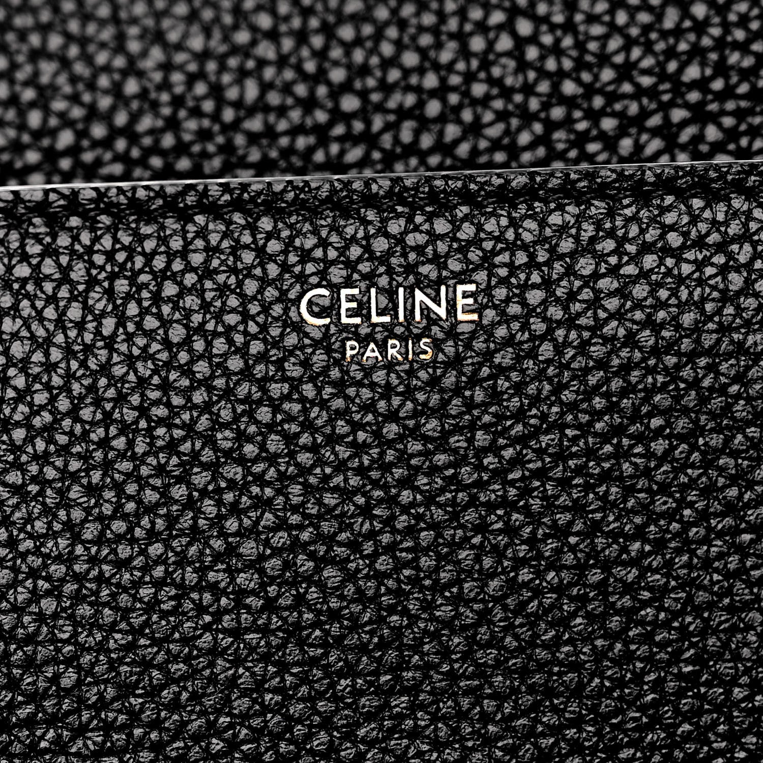 Celine Grained Calfskin Classique 16 Top Handle Bag Black 8 of 13