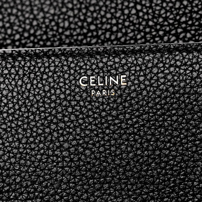 Celine Grained Calfskin Classique 16 Top Handle Bag Black 8 of 13