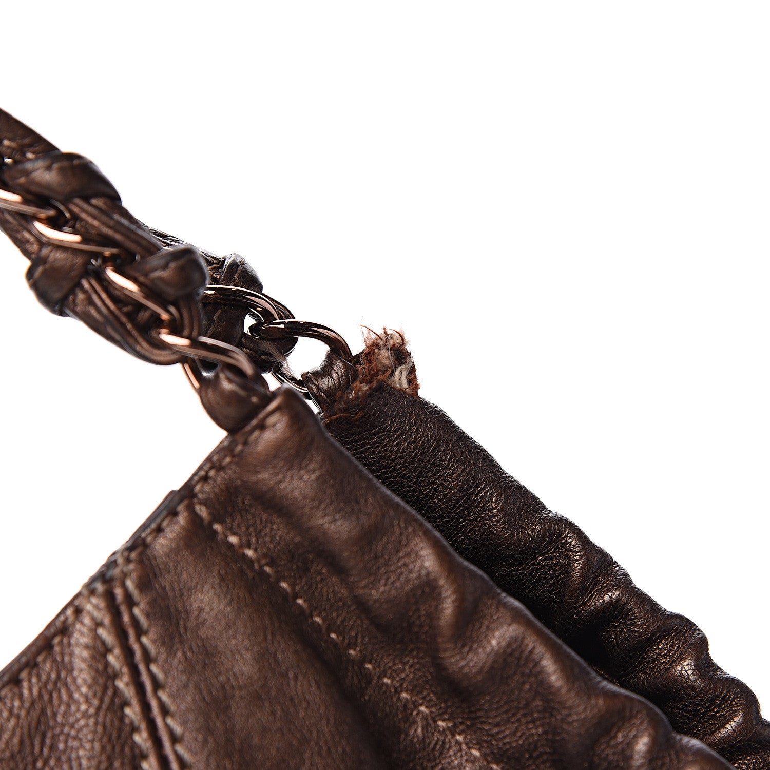 Chanel Metallic Calfskin Baby Coco Cabas Bronze 12 of 13