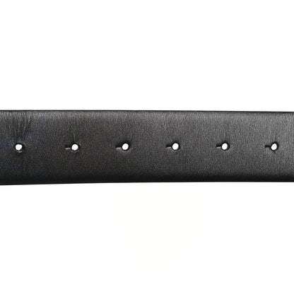 Valentino Garavani Glossy Calfskin VLogo 30mm Belt 85 34 Black 4 of 7