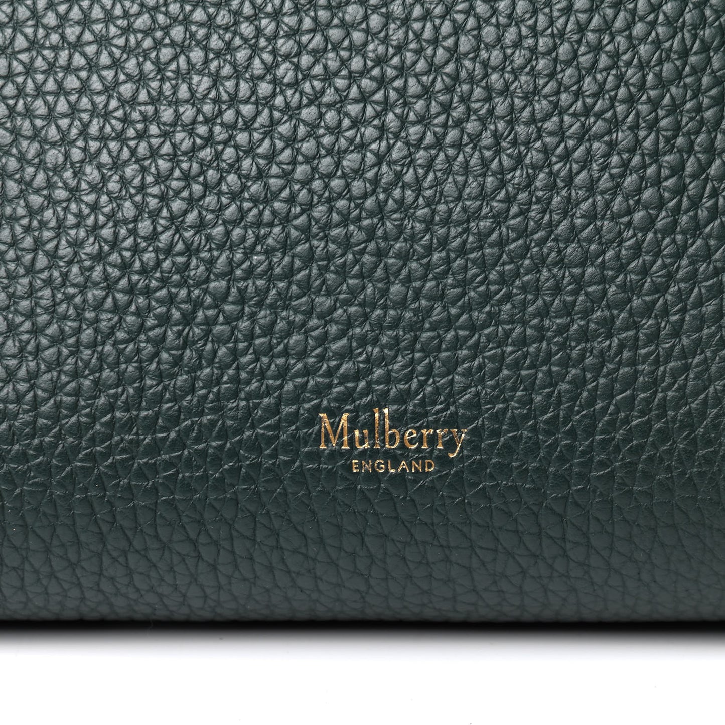 Heavy Grain Iris Tote Mulberry Green