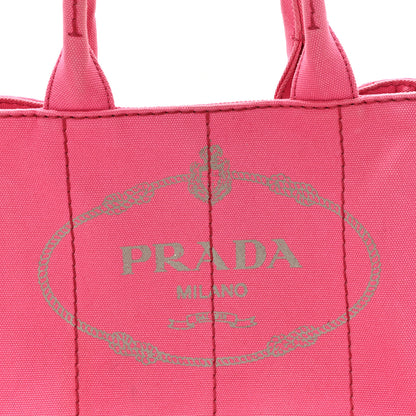 Prada Canapa Small Logo Tote Peonia 8 of 12