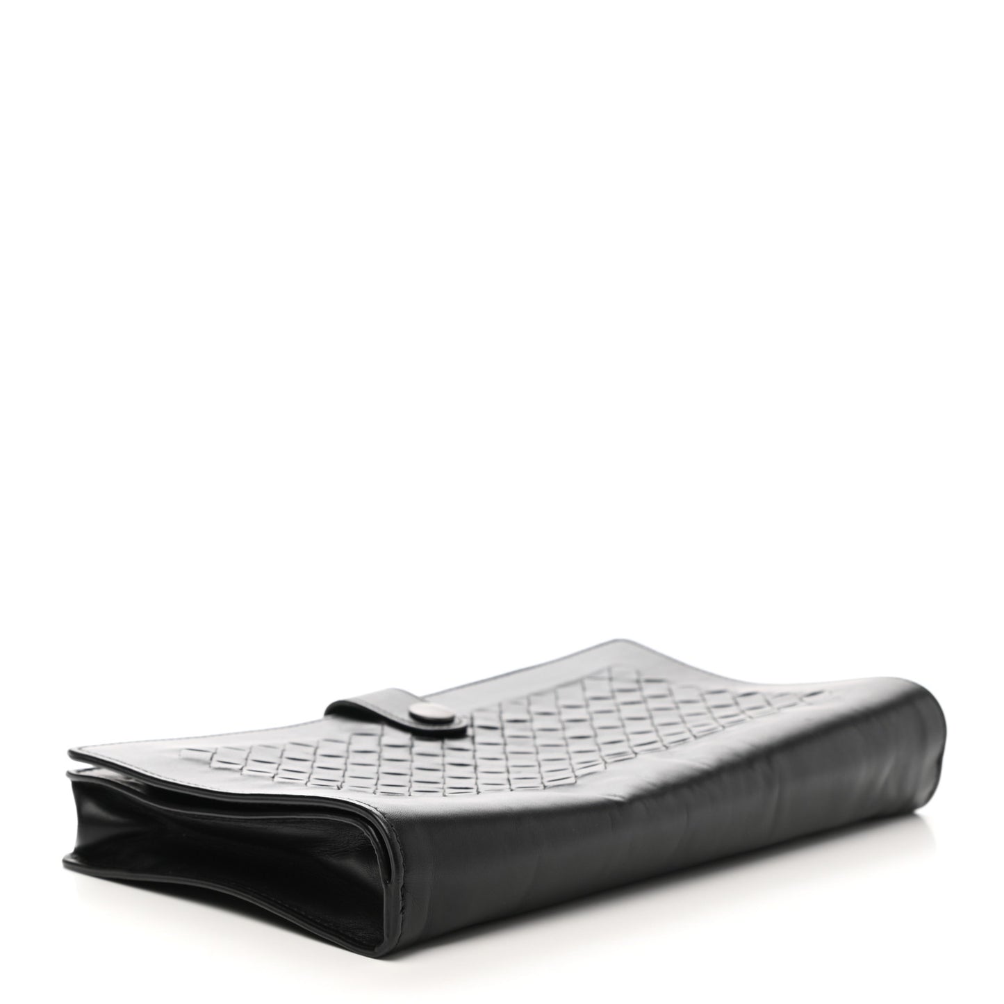 Nappa Intrecciato Clutch Wallet Black