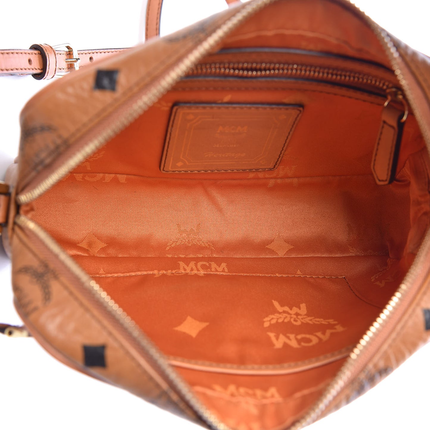 Visetos Heritage Crossbody Bag Cognac