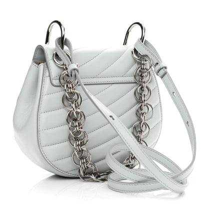Chloe Calfskin Quilted Mini Drew Bijou Shoulder Bag Airy Grey 3 of 10