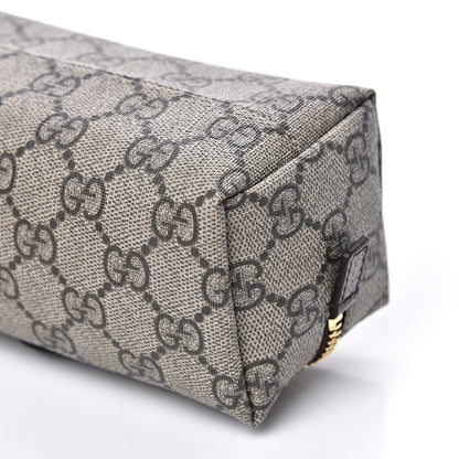 Gucci Soft GG Supreme Monogram Calfskin Small Ophidia Cosmetic Case Beige Ebony New Acero 8 of 9