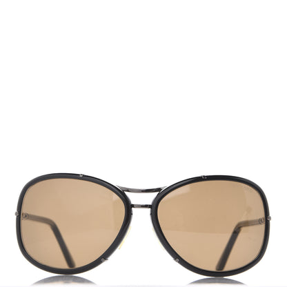 Tom Ford Elle Aviator Sunglasses TF135 Black 3 of 6