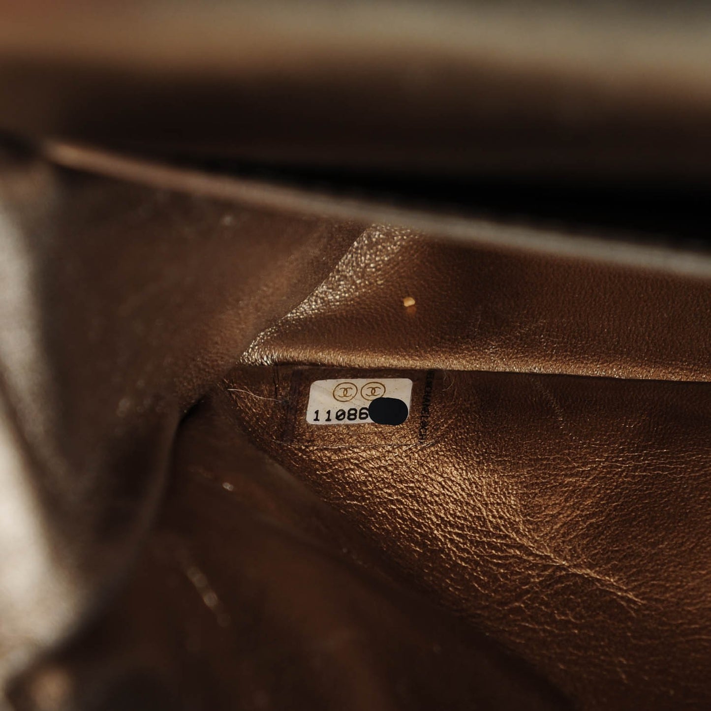 Metallic Aged Calfskin Quilted 2.55 Reissue 227 Flap Gold
