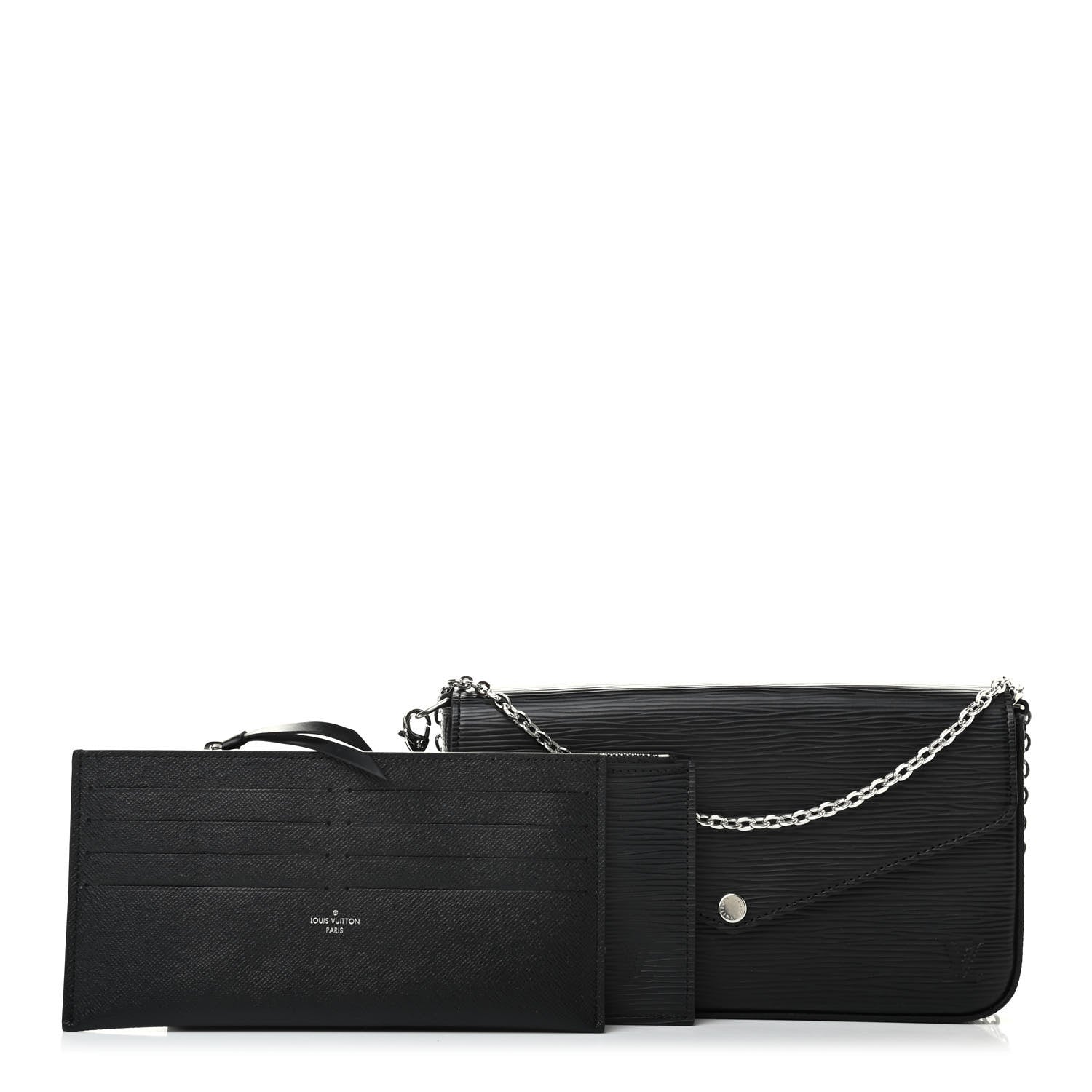 Louis Vuitton Epi Pochette Felicie Black 3 of 8