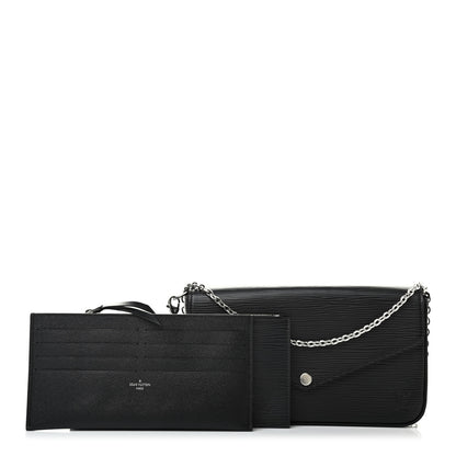 Louis Vuitton Epi Pochette Felicie Black 3 of 8