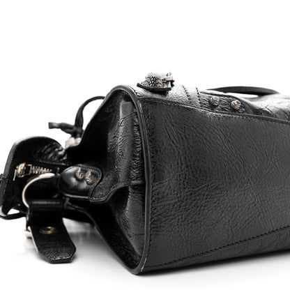 Balenciaga Agneau Arena Neo Cagole Handbag XS Black 9 of 11