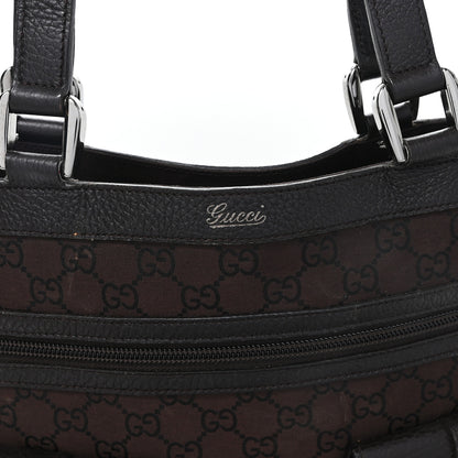 Gucci Monogram Abbey D Ring Tote Dark Brown 8 of 10