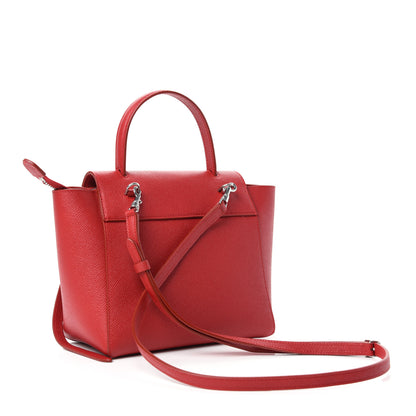Celine Grained Calfskin Nano Belt Bag Coquelicot 3 of 9