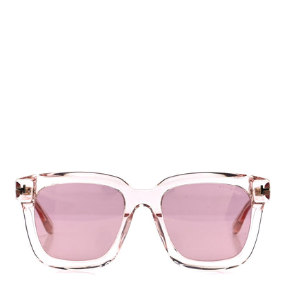 Tom Ford Square Sari TF690 Sunglasses Pink 2 of 8