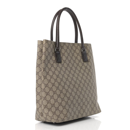 Gucci GG Plus Monogram Small Vertical Tote Dark Brown 3 of 15
