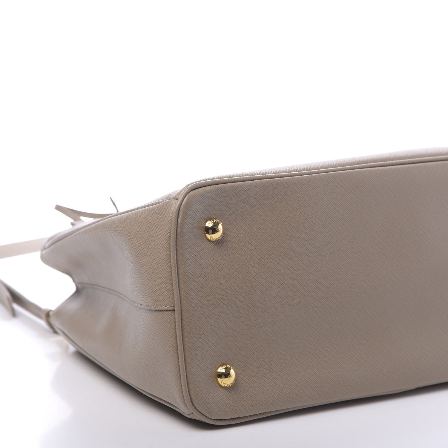 Prada Saffiano Lux Medium Tote Visone 9 of 10