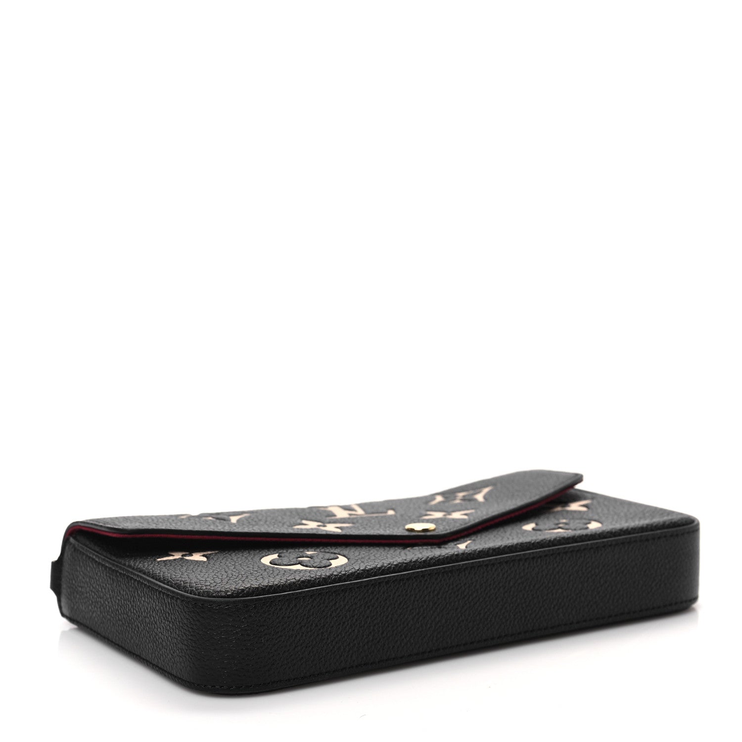 Louis Vuitton Empreinte Monogram Giant Felicie Pochette Black Beige 3 of 6