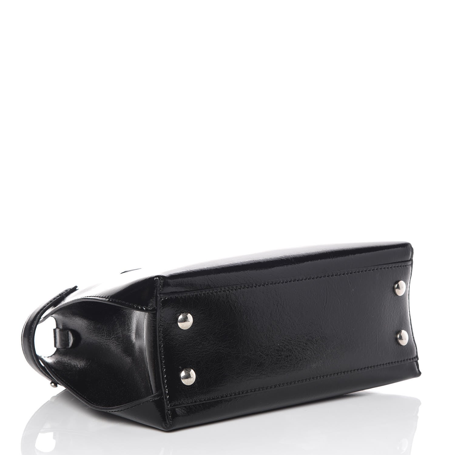 Burberry Soft Calfskin Small Banner Tote Black 4 of 11