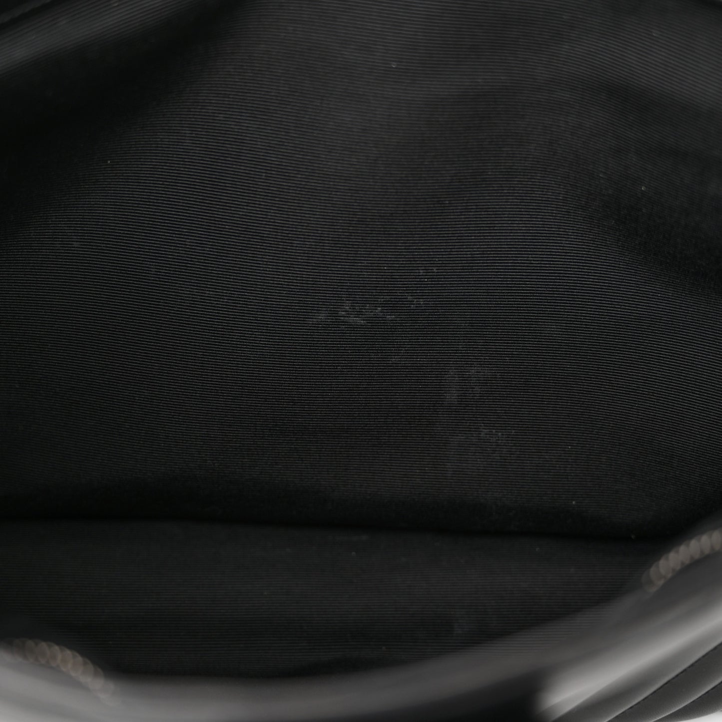Smooth Calfskin Matelasse Chevron Large Monogram Shopping Bag Black