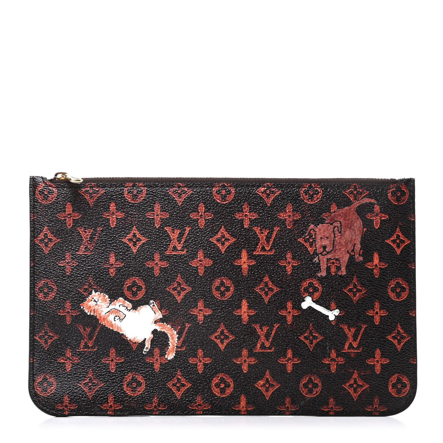 Catogram Neverfull MM GM Pochette Marron