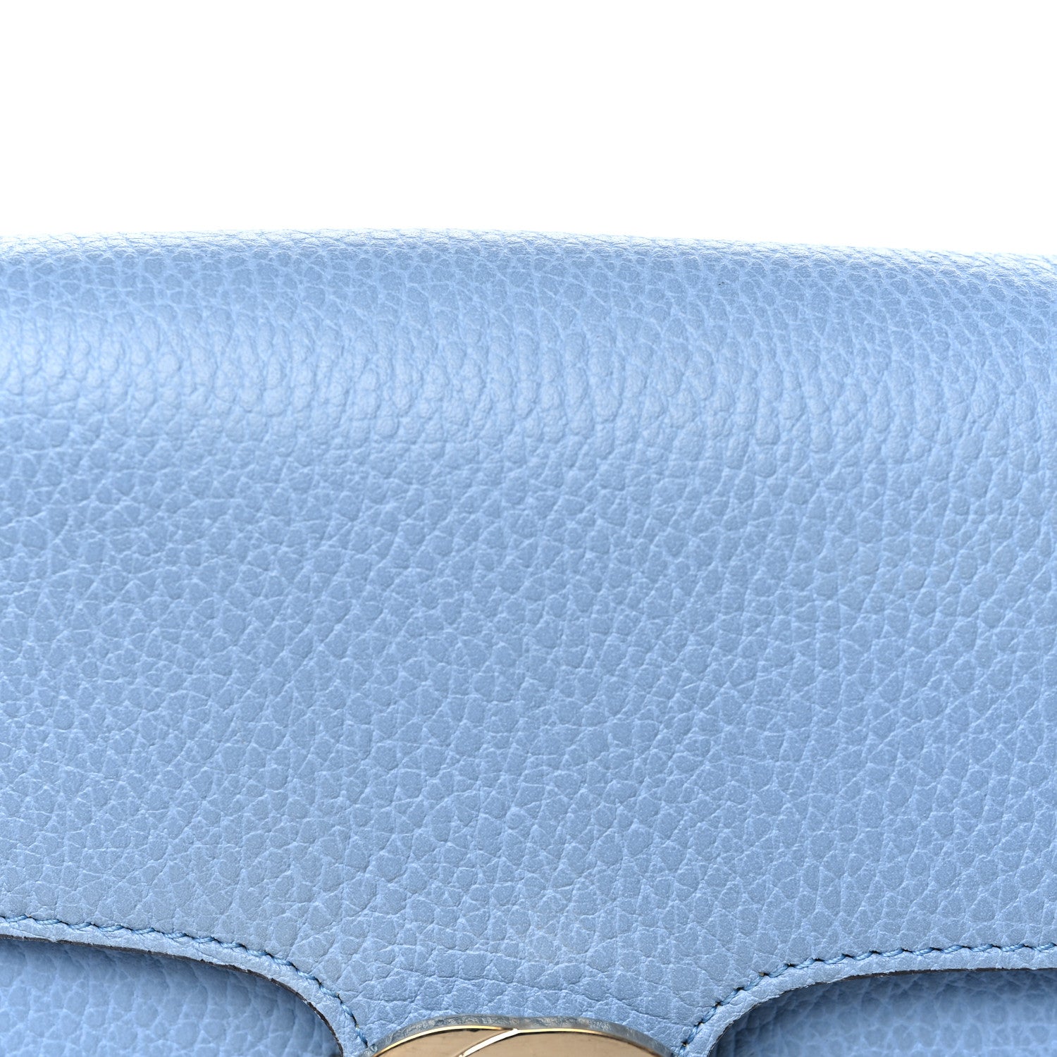 Gucci Dollar Calfskin Small Interlocking G Shoulder Bag Mineral Blue 11 of 16