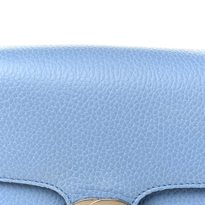 Gucci Dollar Calfskin Small Interlocking G Shoulder Bag Mineral Blue 11 of 16