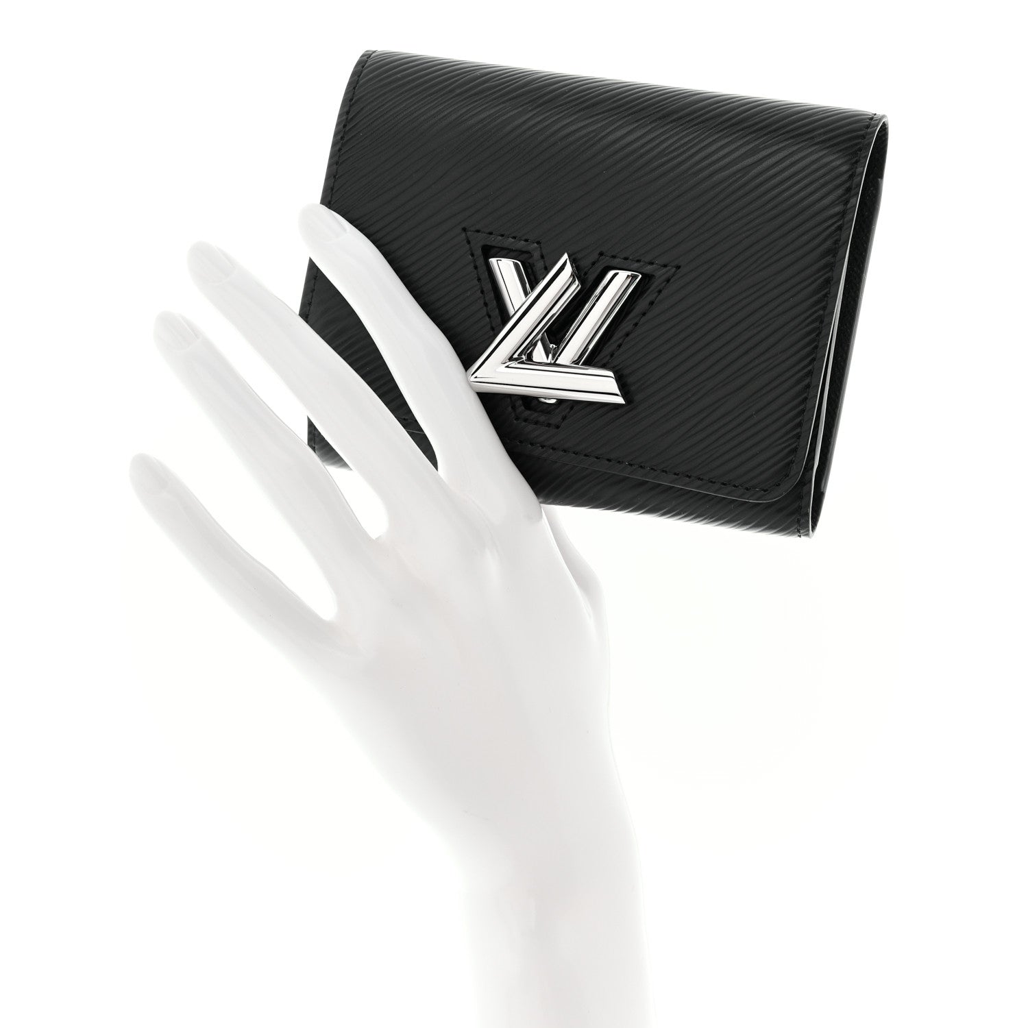 Louis Vuitton Epi Twist XS Wallet Black 2 of 9
