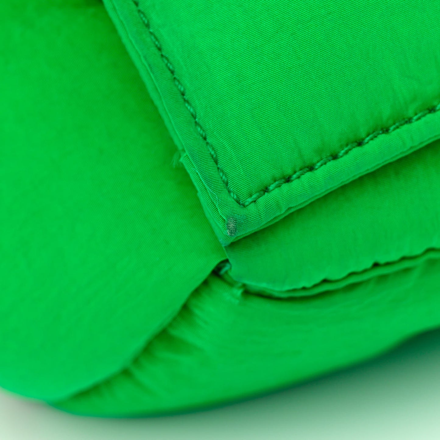 Nylon Intrecciato Padded Tech Cassette Bag Parakeet