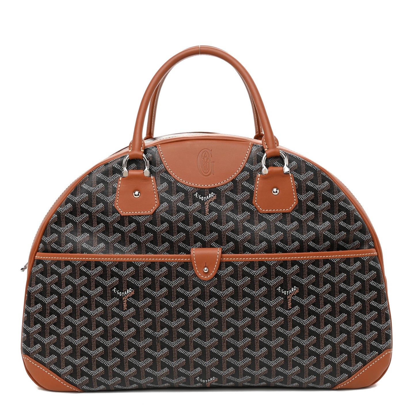 Goyardine Saint Jeanne GM Bowler Black Gold