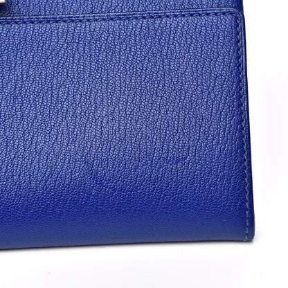 Hermes Chevre Mysore Cinhetic Clutch Bleu Electrique 10 of 12