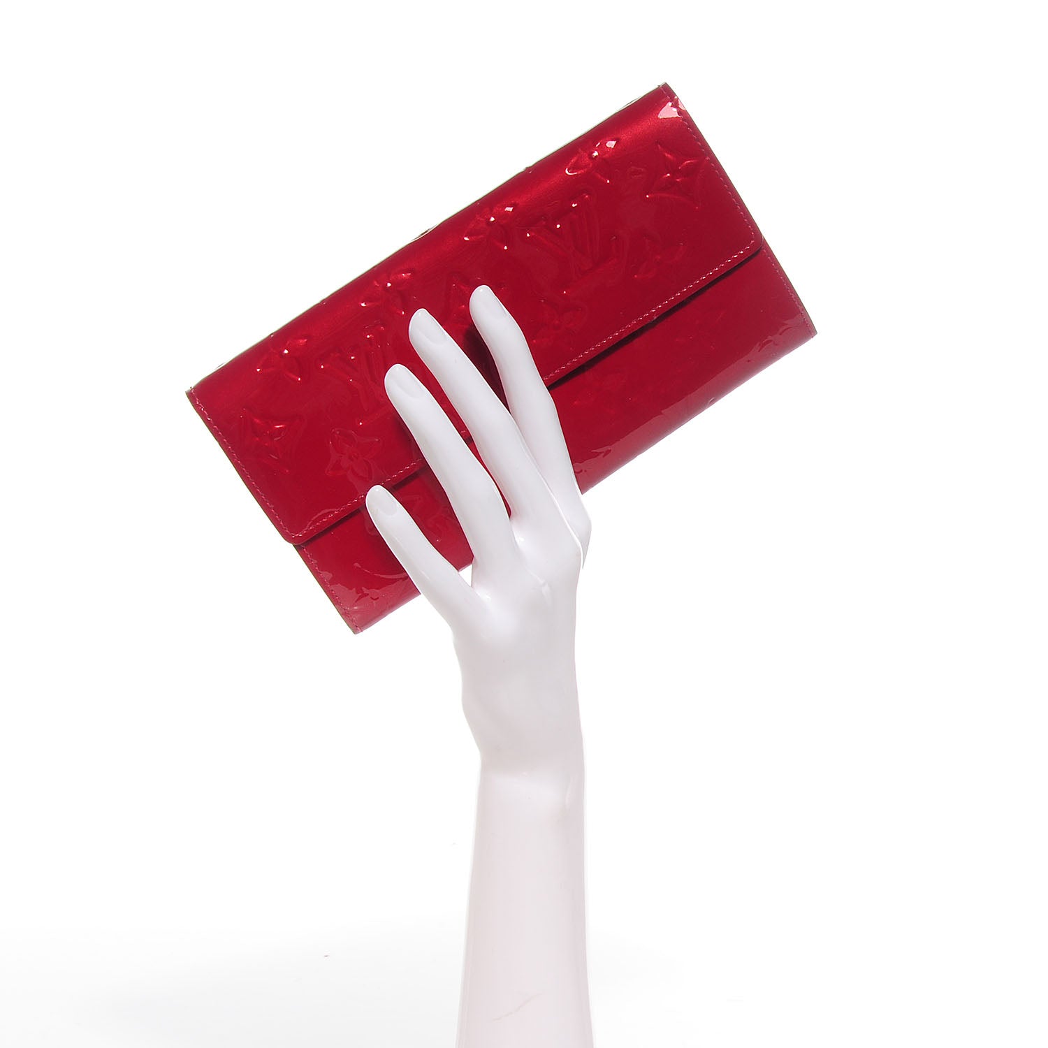 Louis Vuitton Vernis Sarah Wallet Pomme D'Amour 2 of 8