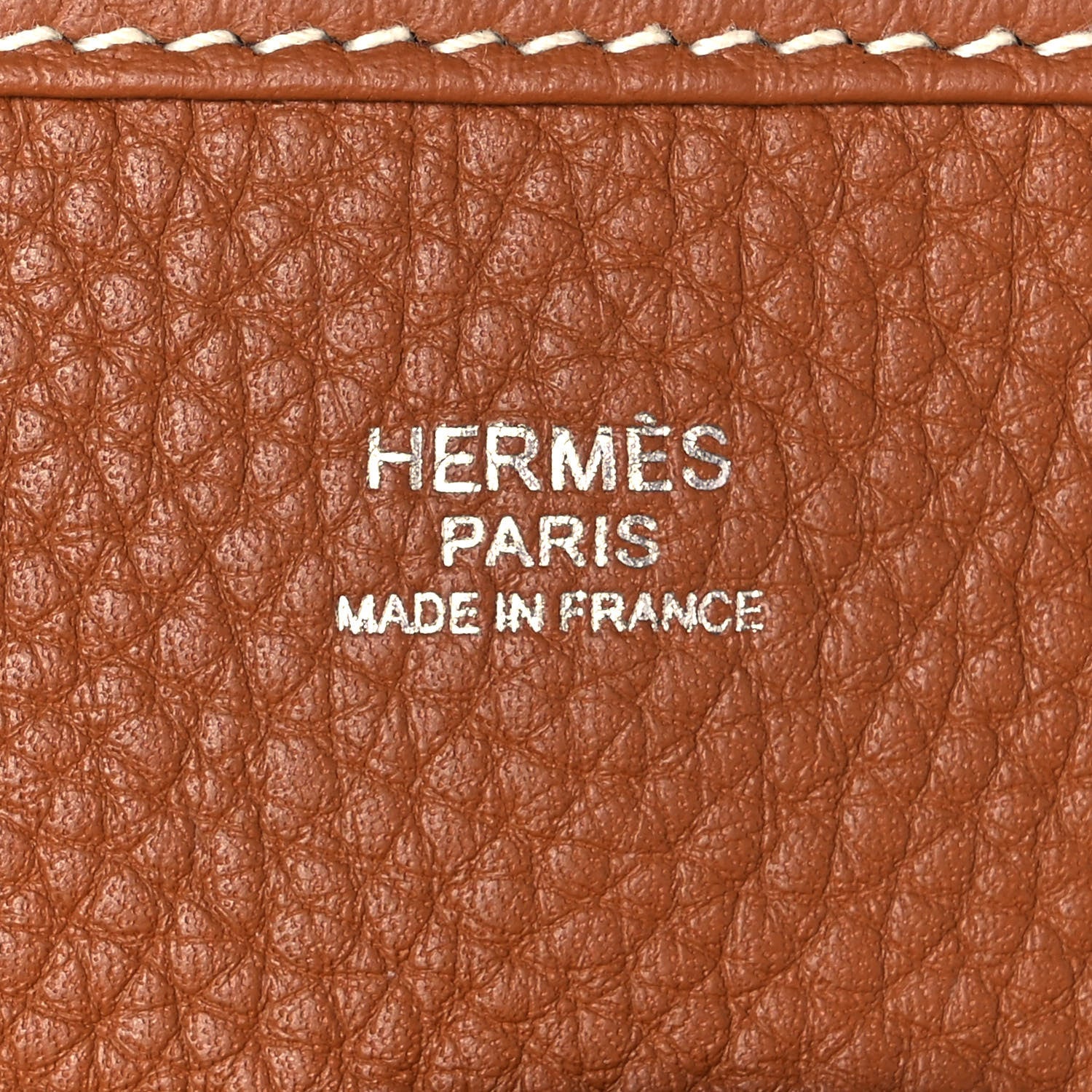 Hermes Taurillon Clemence Evelyne III PM Gold 6 of 8