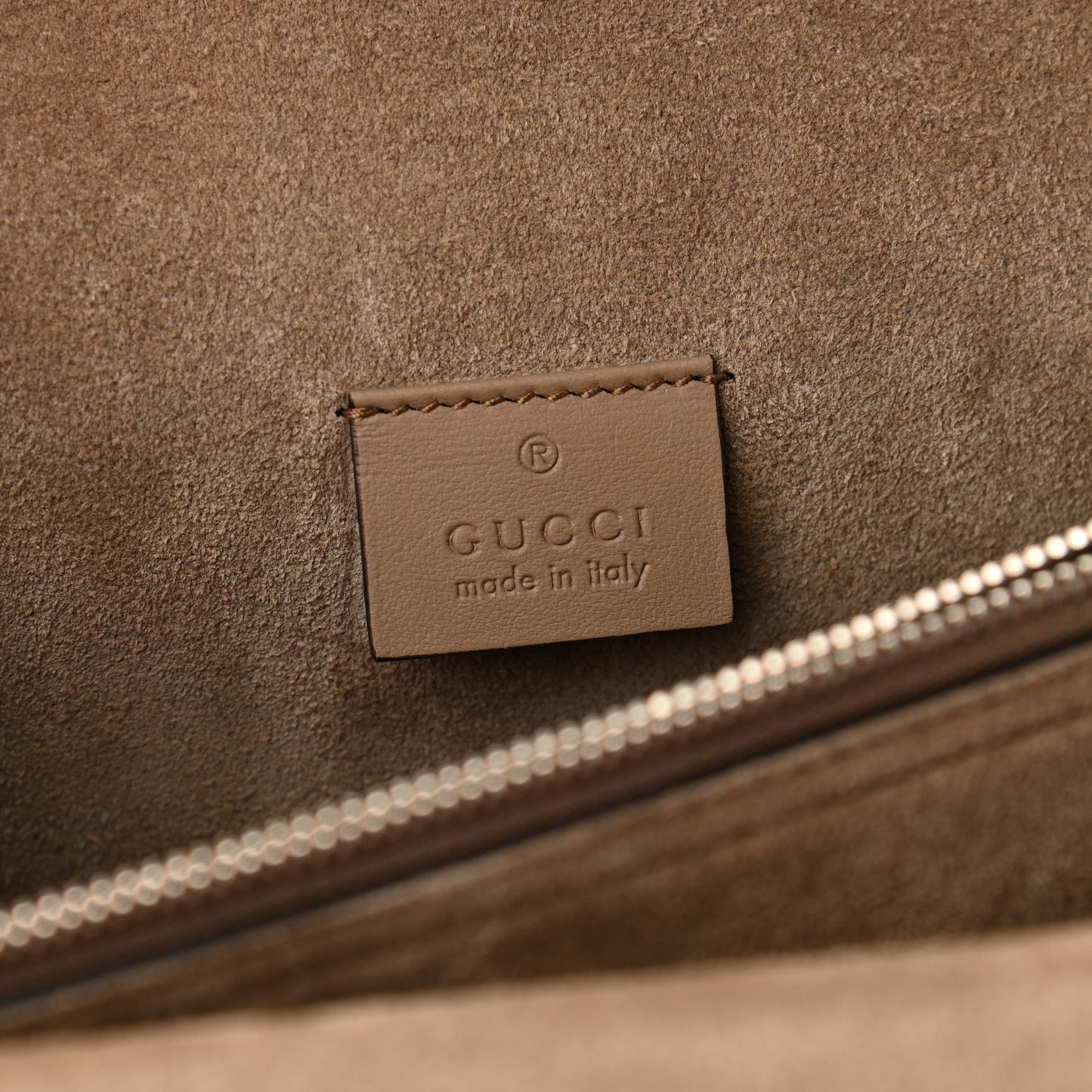 GG Supreme Monogram Medium Dionysus Shoulder Bag Taupe