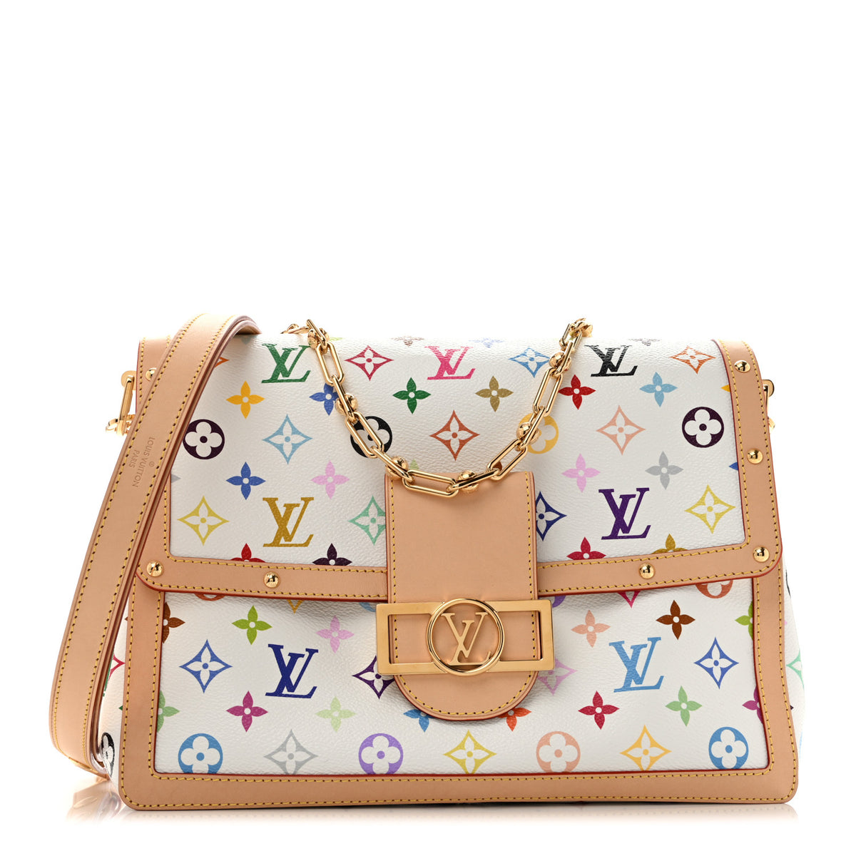 LV X TM Monogram Multicolor Dauphine Soft GM White