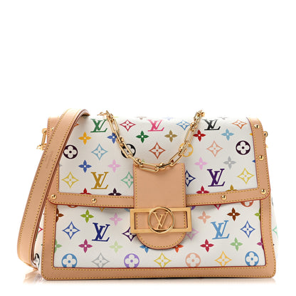 Louis Vuitton LV X TM Monogram Multicolor Dauphine Soft GM White 1 of 10