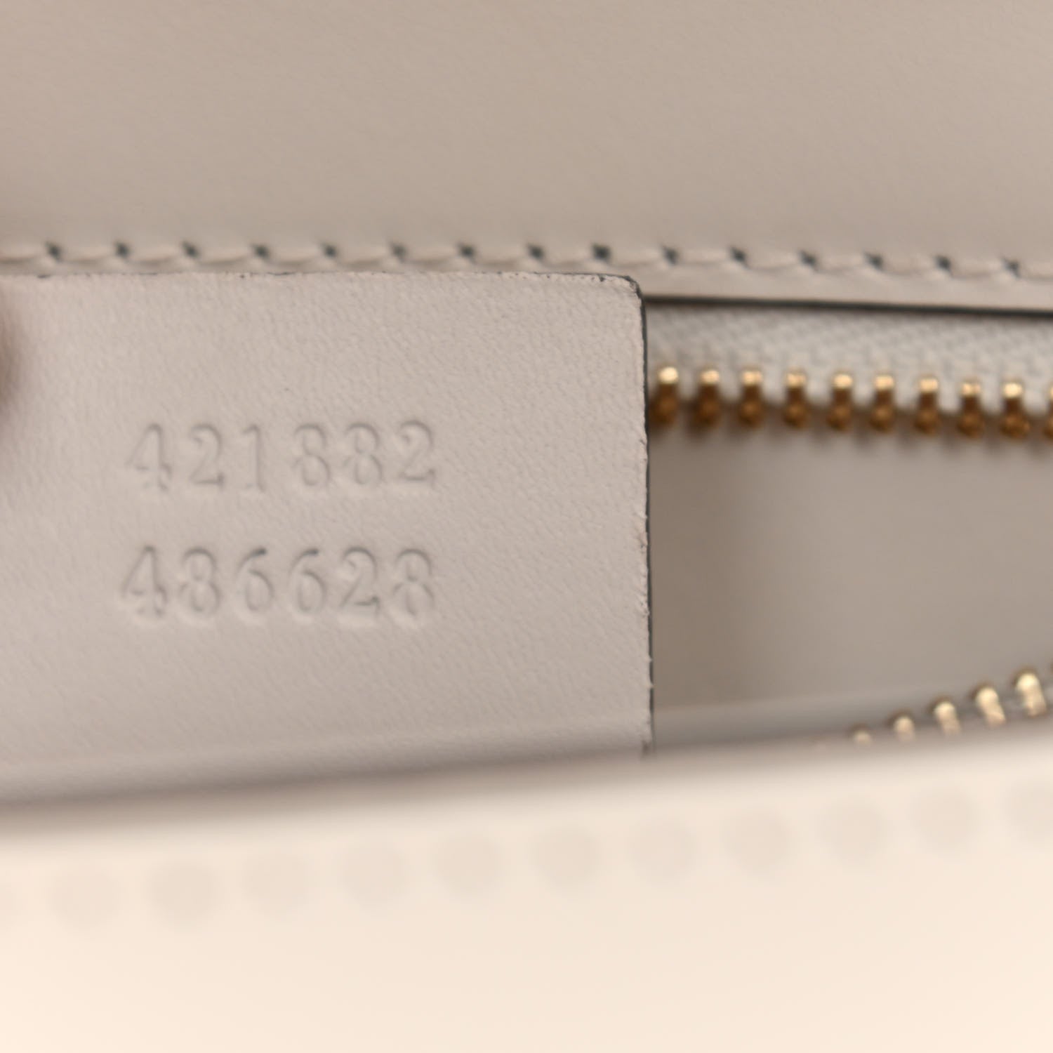 Gucci Calfskin Small Sylvie Shoulder Bag Off White 7 of 8