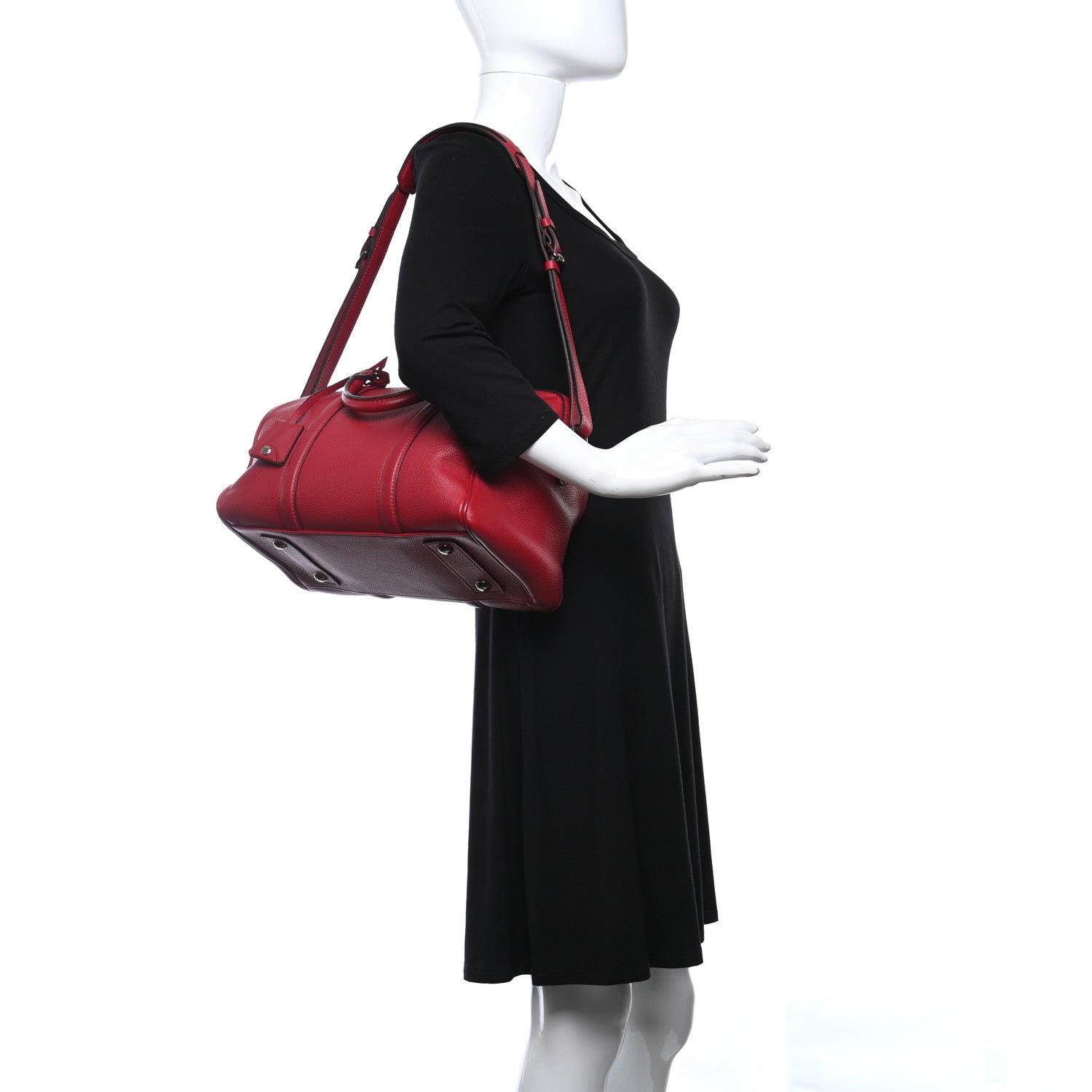 Louis Vuitton Veau Cachemire SC Bag PM Cherry 2 of 10