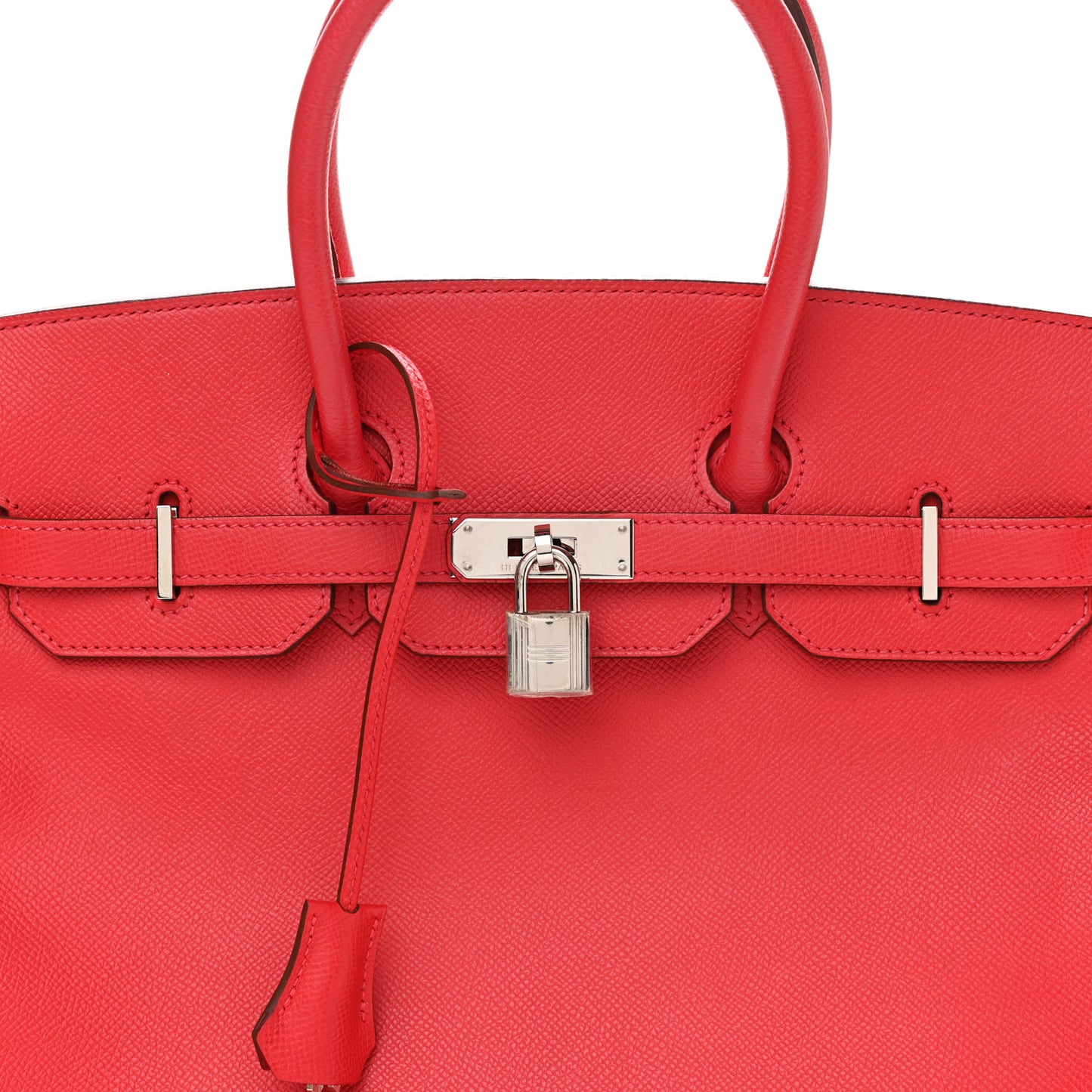 Epsom Birkin 35 Rouge Casaque