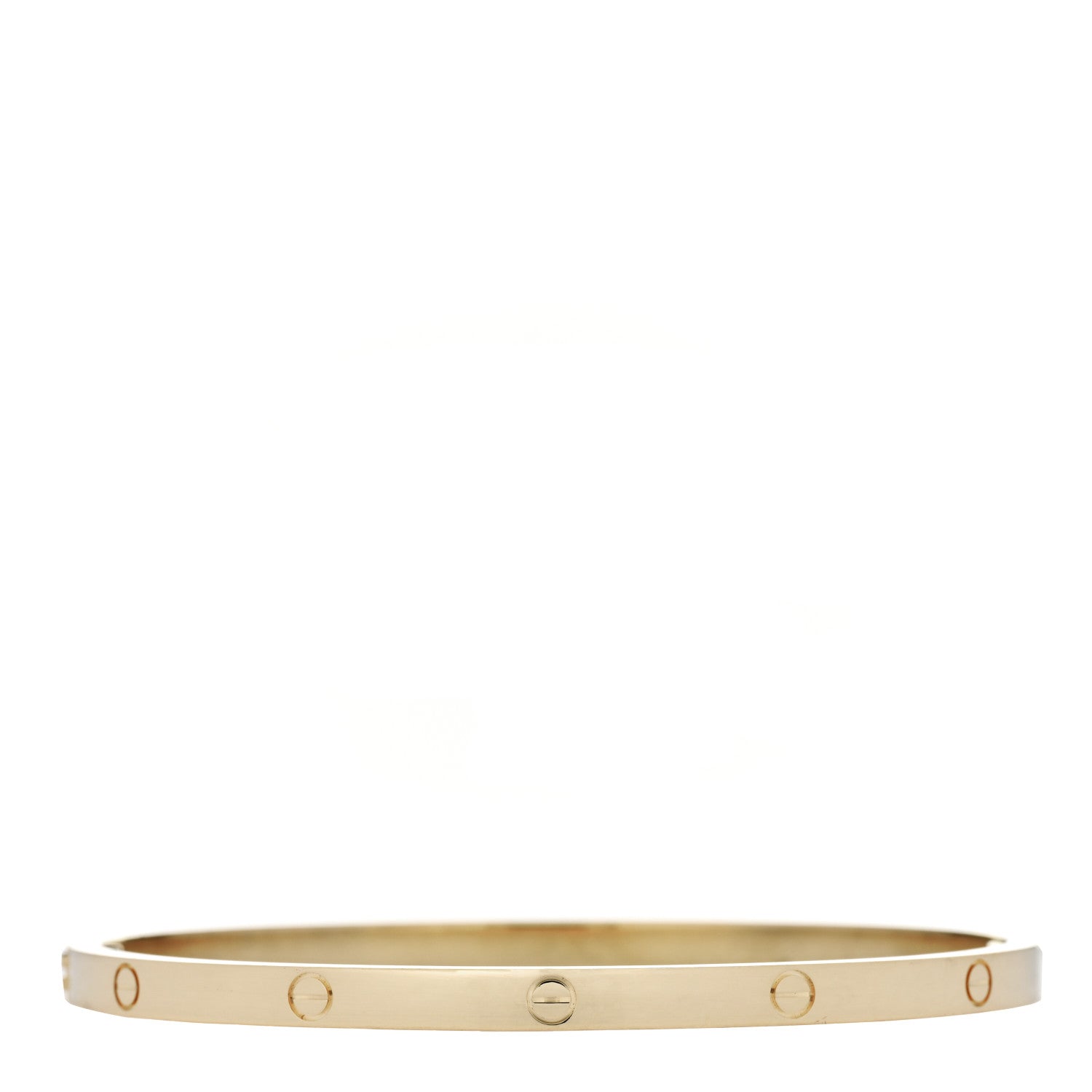 Cartier 18K Yellow Gold Small LOVE Bracelet 17 2 of 9