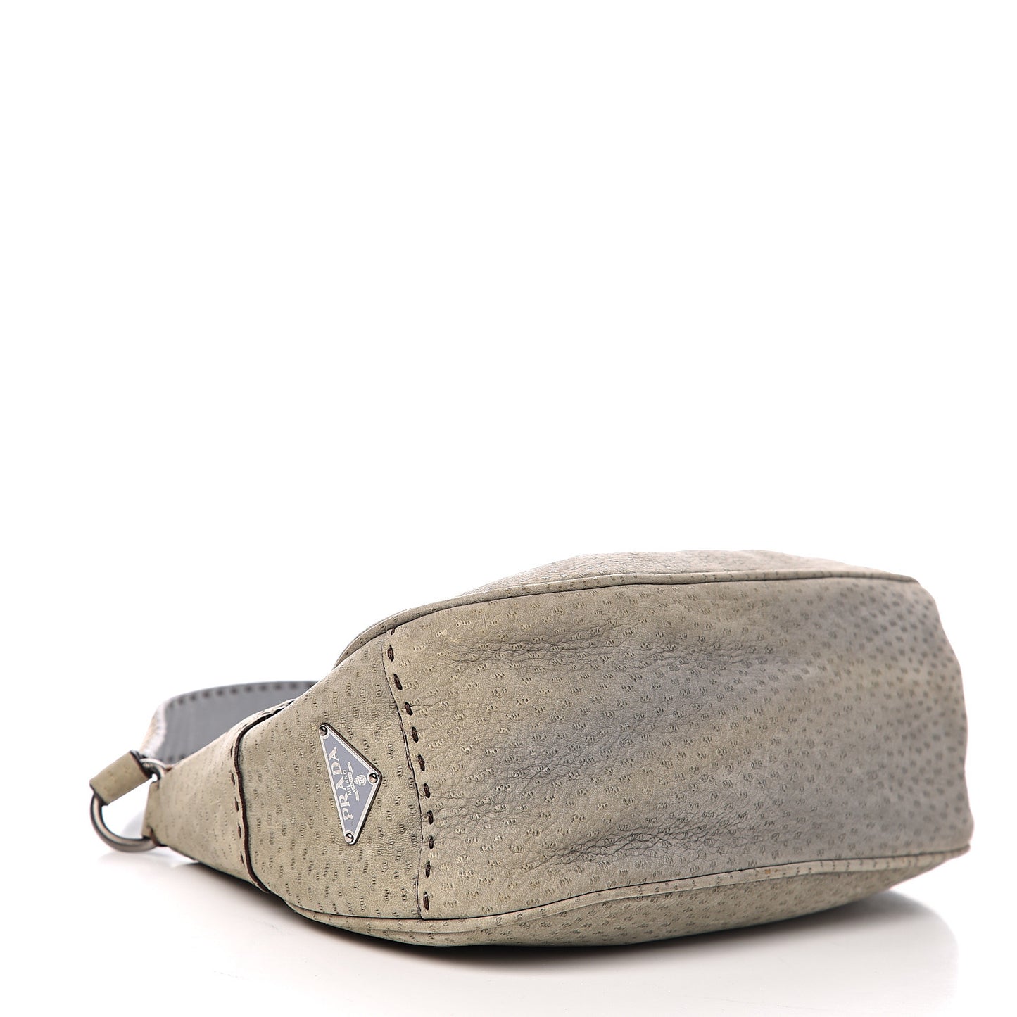 Scamosciato Stitched Suede Shoulder Bag