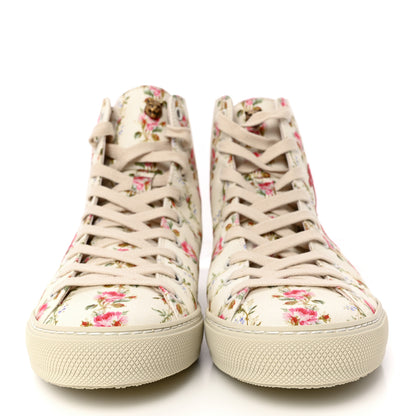 Gucci Canvas Romantic Print Major Blind For Love High Top Sneakers 37 Ivory 2 of 9