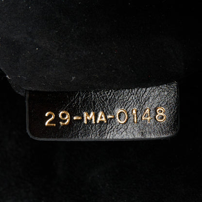 Christian Dior Crinkled Patent Cannage Small Lucky Badges My Lady Dior Black 7 of 12
