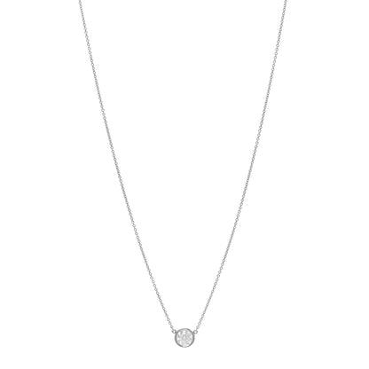 Tiffany Platinum Diamond .82ct Elsa Peretti Diamonds by the Yard Pendant Necklace 1 of 5